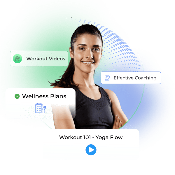 Health and fitness training sessions and wellness coaching